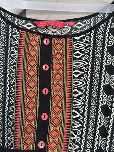 Boho Print Midi Dress