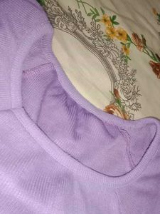 Lavender Cropped Top