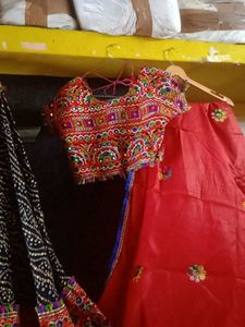 navratri Lehenga Choli Set for 12 tears still girl