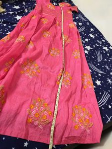 Unused,newlook,Embroidered Ethnic long gown