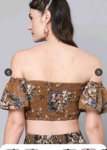 Floral Off-Shoulder Top from - M/L Size