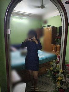 Elegant Navy Lace Dress