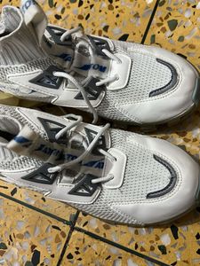 Stylish White Athletic Sneakers
