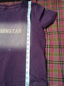 Sparkly Purple T-Shirt with Unique Print