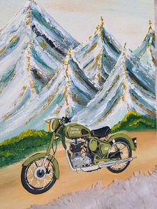 Royal Enfield 3D artwork