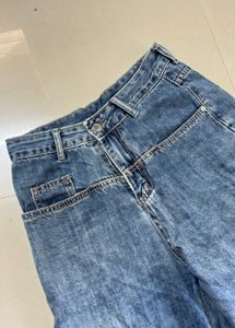 Womens Blue Wash Denim Jeans
