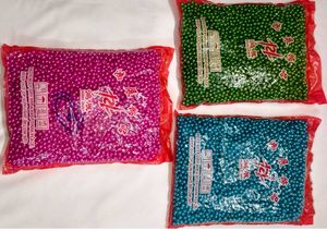 Craft Beads dark Pink,blue,green 1.5kgs 6mm combo