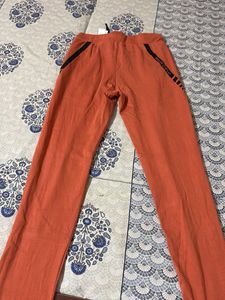 Orange Casual Sweatpants