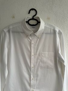Classic White Button-Down Shirt