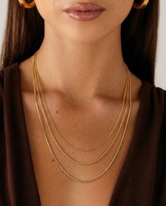Aura Layer 18K Gold Plated Anti Tarnish Necklace