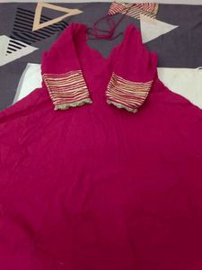 aachho  Pink &amp; GAnarkali  suit .. offers only