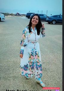 Floral Print Button-Up Midi Dress