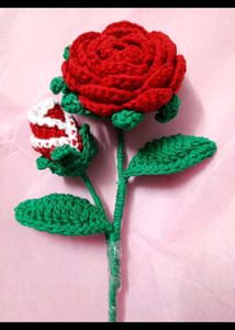 Crochet Rose Flower