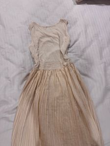 white maxi frock dress