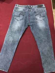 Stylish Denim Jeans Gray/Black
