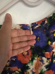Floral Print Mini Dress