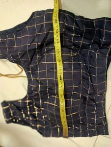 Stylish Navy Blue Blouse
