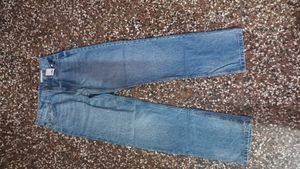 Sparkly Wide Leg Denim Jeans