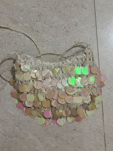 Sparkling Sequin Crossbody Bag