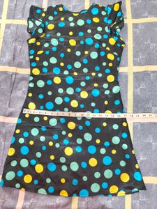 Retro Polka Dot Mini Dress