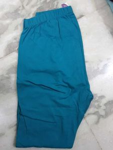 Rupa Softline Ankle Length Leggings- Cyan/Teal