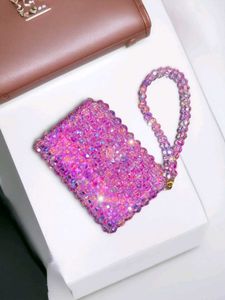 Purple Bead Wallet