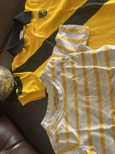 Kids' Yellow Striped Shirt Bundle