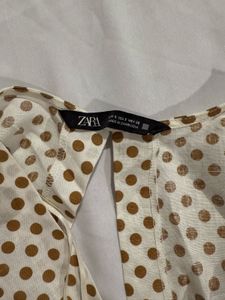 Zara Polka Dot Top