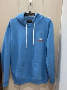 Blue Hoodie with Graphic