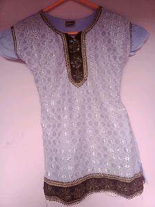 Embroidered Kurti Top
