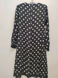 Women's Polka Dot Dress With Palazzo Pant
