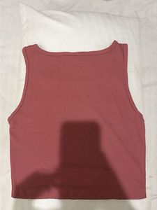 Ribbed Cropped Tank Top