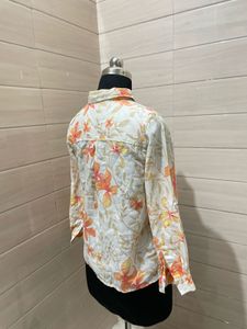 Floral Print Button-Up Shirt