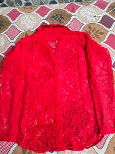 New Red Partywear Shirt