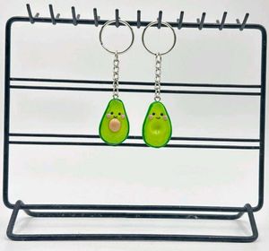 Cute Avocado Keychain Pair