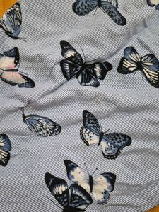 H&amp;M Blue Butterfly Dress