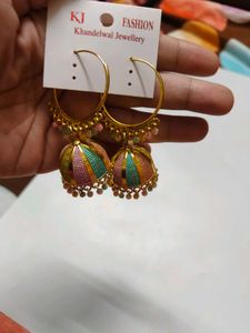 Vibrant Jhumka Earrings