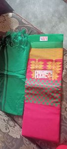 khadi cotton suit with bottom and dupatta