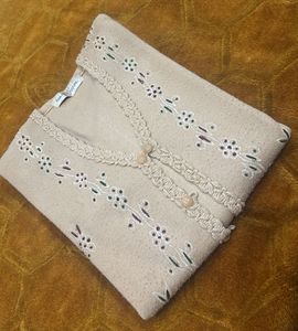 Vintage Floral Embroidered Cardigan