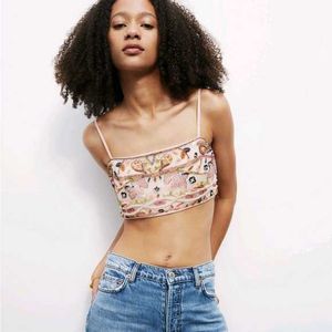Embellished Crop Top