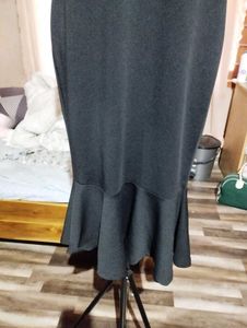 Elegant Black Midi Dress