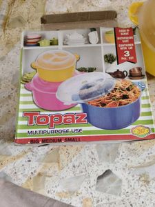 Topaz Multipurpose Use Containers (Set of 3)