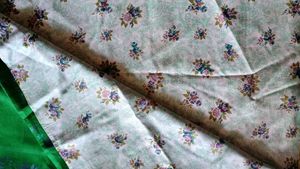 Lightweight Floral Print Saree