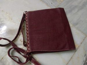 Stylish Maroon Crossbody Bag