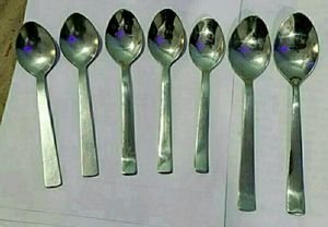 Pack 7  Sarving Spoons &amp; Dinner Spoon