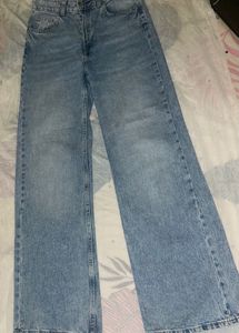 Light Wash Wide Leg Jeans
