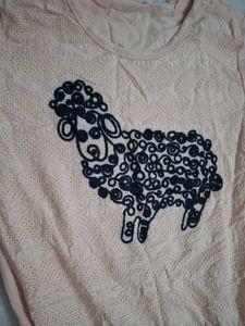 Cute Sheep Print top