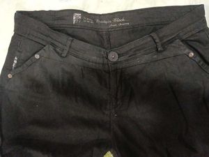 Black Straight Leg Pants