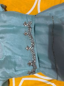 Elegant Light Blue Saree