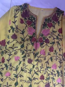 Floral Embroidered Kurta